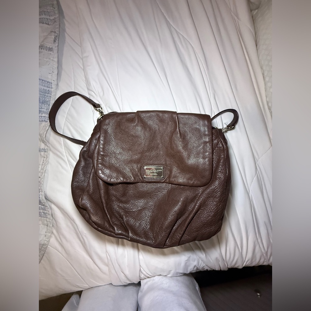 Marc By Marc Jacobs Dark Brown Leather Shoulder Bag